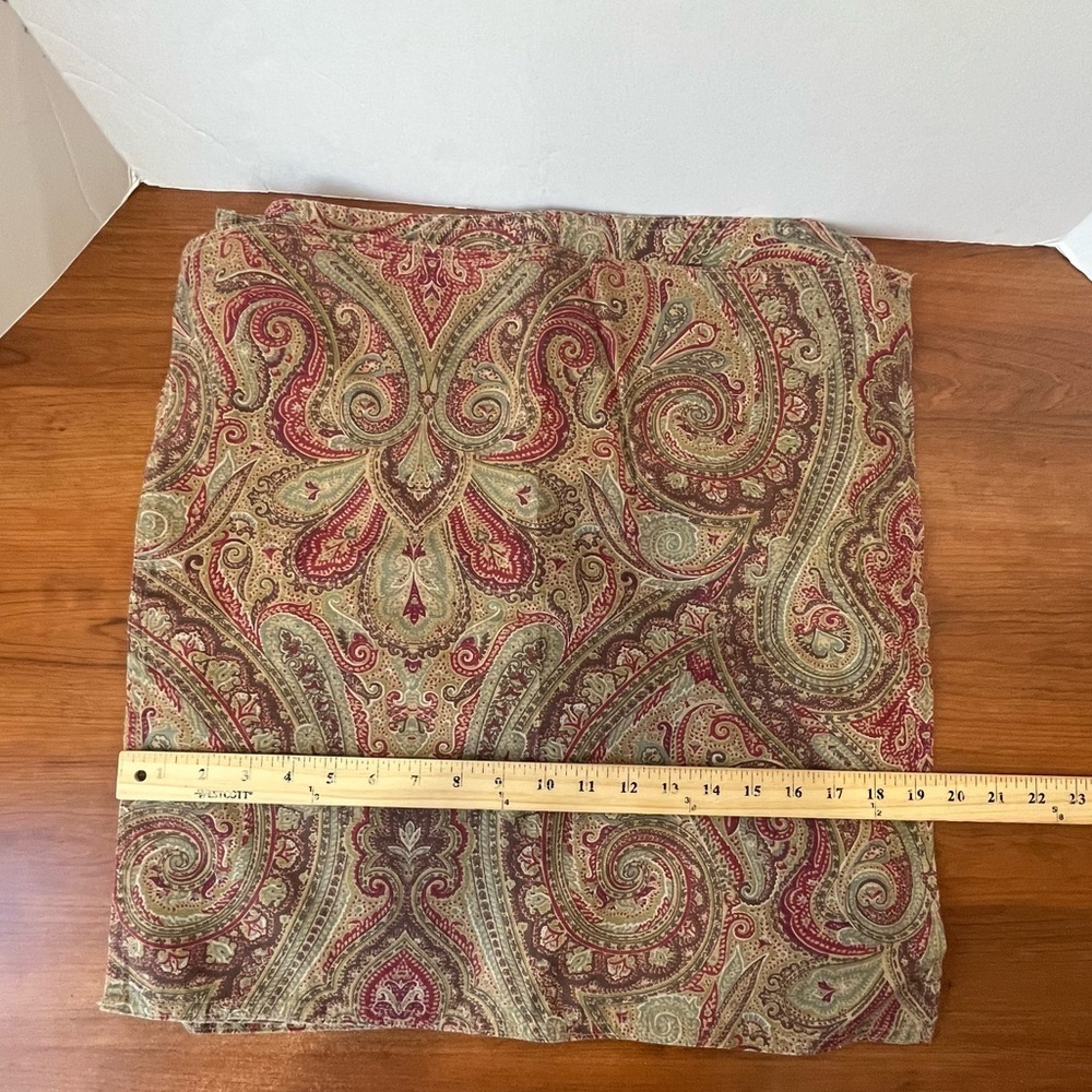 Lauren Ralph Lauren Paisley Holiday Pattern 20"x20" Cotton Napkins Set Of 4
